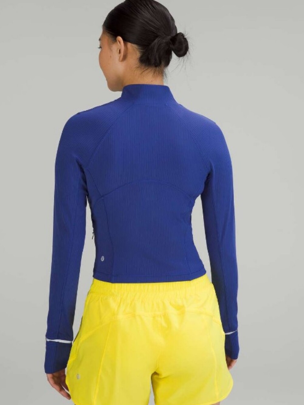 Lululemon It's Rulu Run Cropped Half Zip *Ribbed - Picture 2 of 9